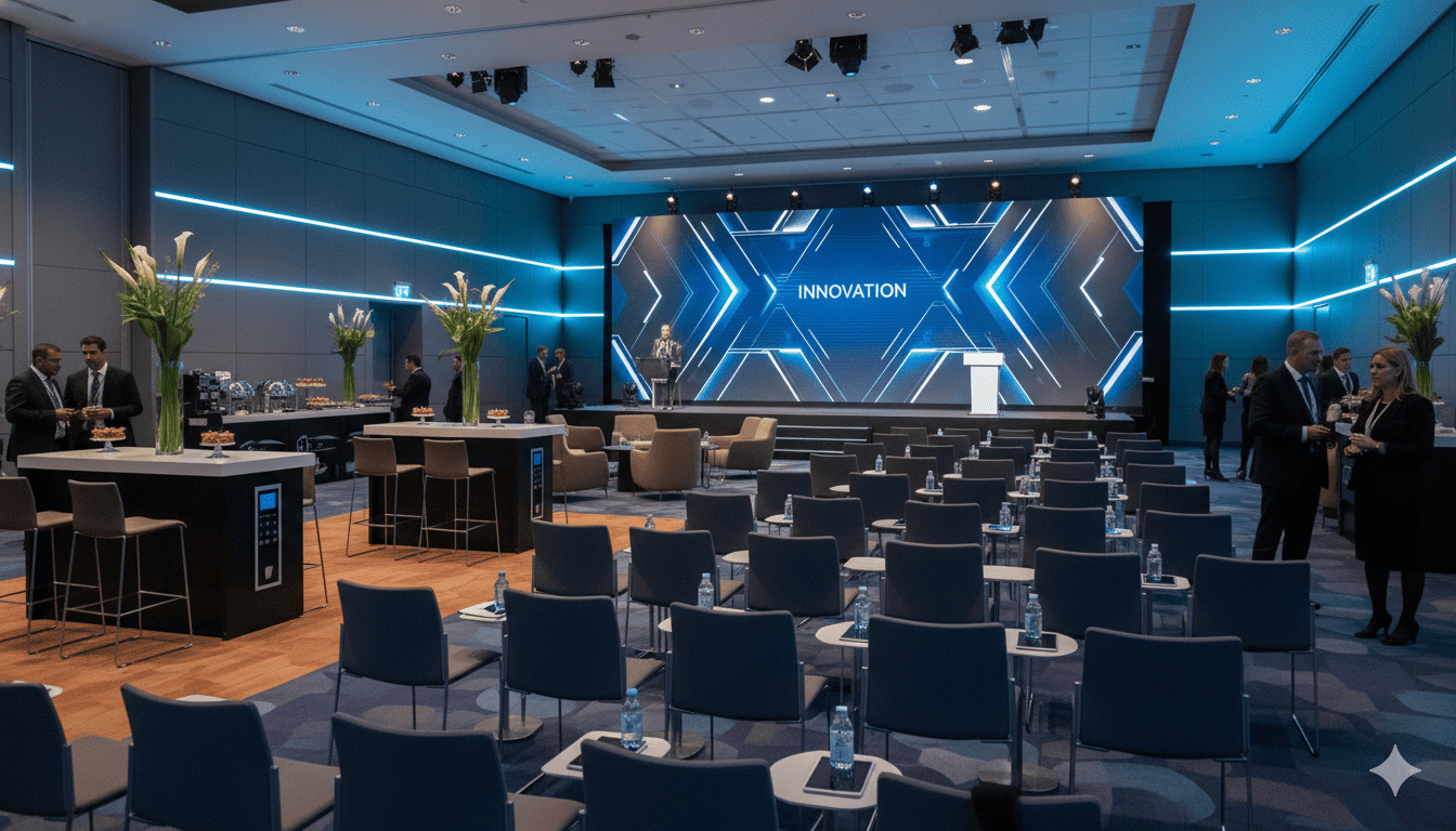 Professional corporate event styling